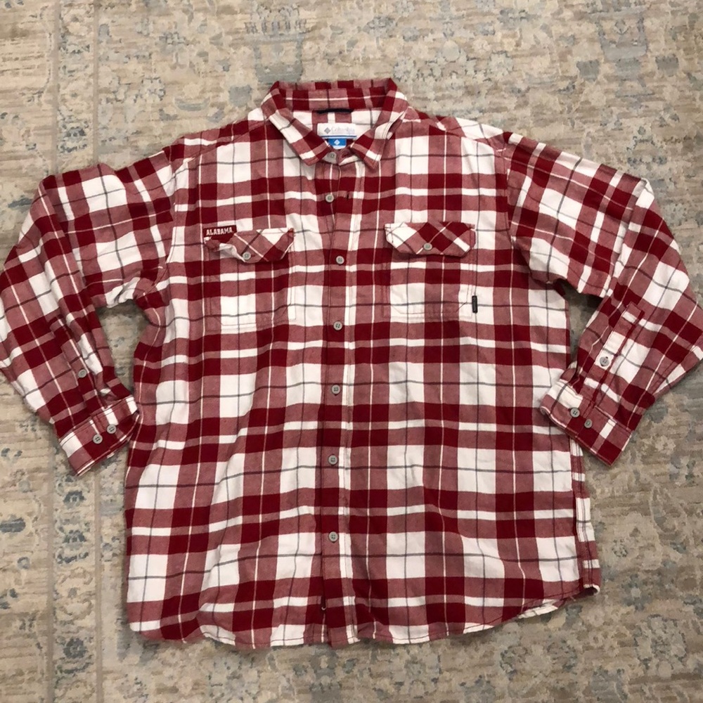ALABAMA plaid Columbia button up